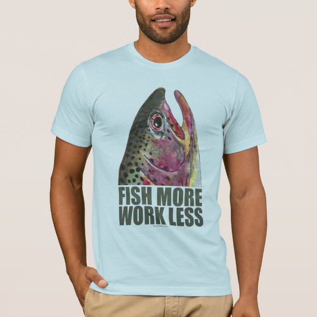 Forellenfischerei mehr T-Shirt (Vorderseite)