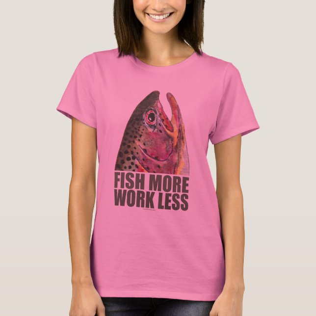 Forellenfischerei mehr T-Shirt (Vorderseite)