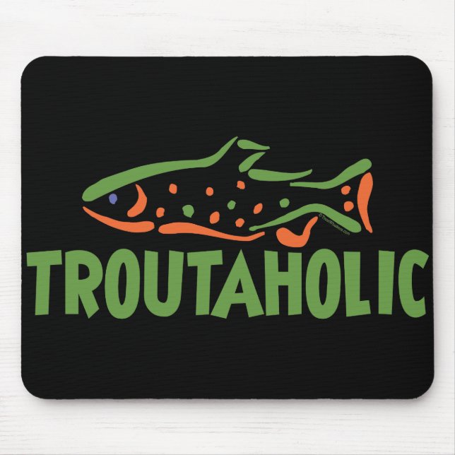 Forellenfischerei Mousepad (Vorne)