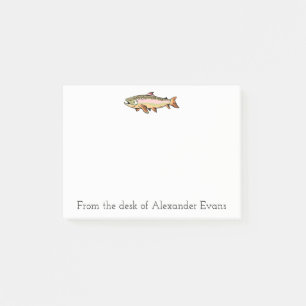 Forellenfischerei Post-it Klebezettel