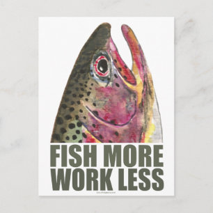 Forellenfischerei Postkarte