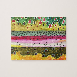 Forellenfischerei Puzzle