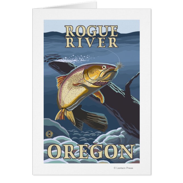 Forellenfischerei - Schurkenfluss, (Vorne)