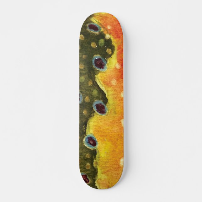 Forellenfischerei Skateboard (Vorne)
