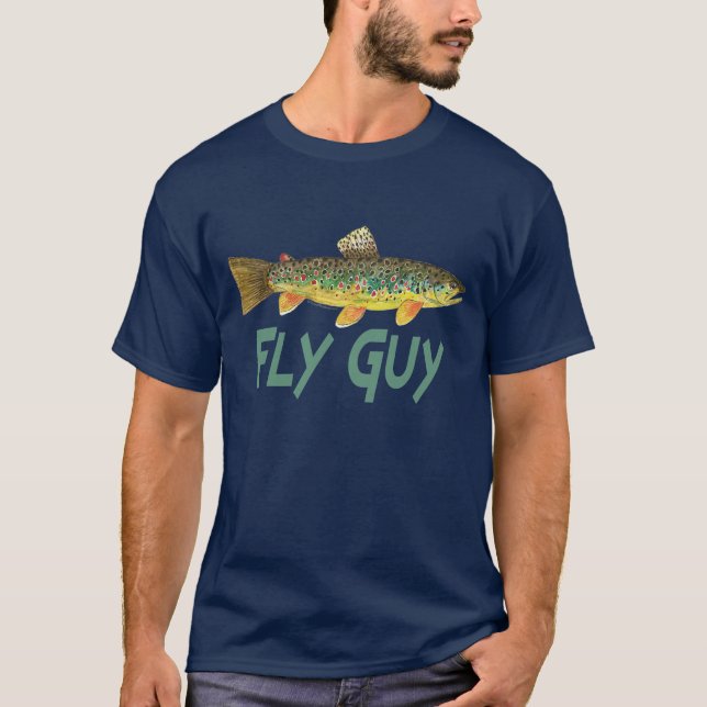 Forellenfischerei T-Shirt (Vorderseite)