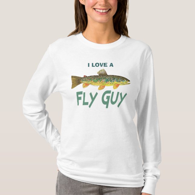 Forellenfischerei T-Shirt (Vorderseite)