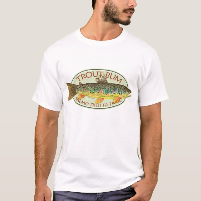 Forellenfischerei T-Shirt (Vorderseite)