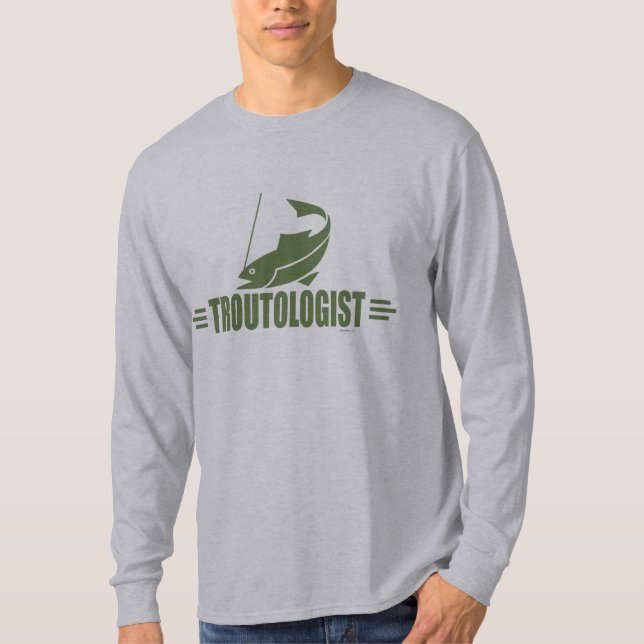 Forellenfischerei T-Shirt (Vorderseite)