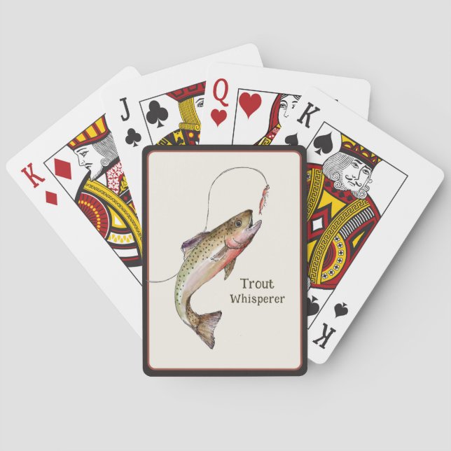 Forellenfischpoker  spielkarten (Rückseite)