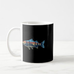 Forellenfliegenfischen Natur Outdoor Angler Wildle Kaffeetasse