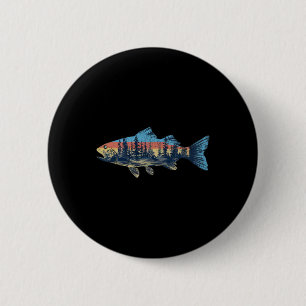 Forellenfliegenfischen Natur Outdoor Angler Wildni Button