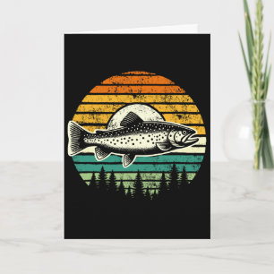 Forellenfliegenfischen Outdoor Wald Natur Wildnis Karte