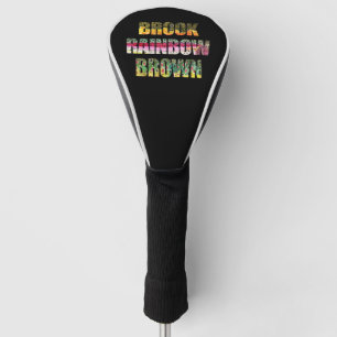 Forellenhäute des Bachs, Regenbogen, Braunen Golf Headcover