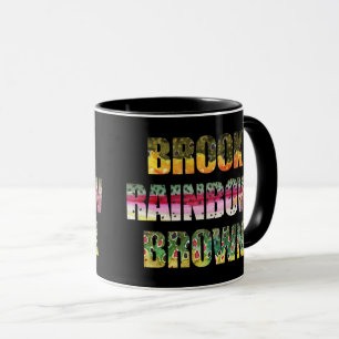 Forellenhäute des Bachs, Regenbogen, Braunen Tasse