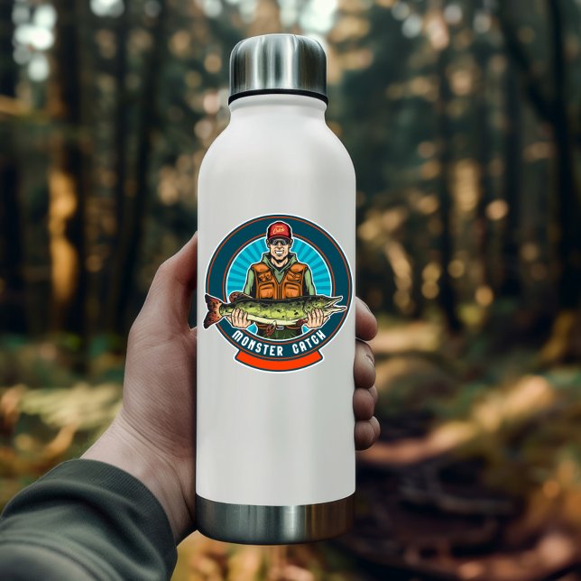 Forellensee-Aufkleber | Die Aufkleber (Pike Fishing Vinyl Sticker | Die-Cut Sticker)