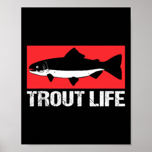Forellensee Fischen Forelle Life Poster