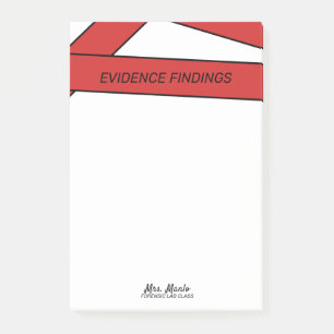 Forensic Labrador Class Script Name Postit Notes Post-it Klebezettel