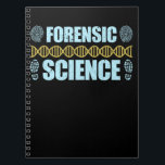 Forensic Science Criminology Detective DNA Notizblock<br><div class="desc">Forensic Science Kriminology Detective DNA. Forensic Science Quotes Investigator.</div>