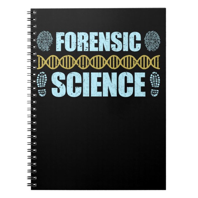Forensic Science Criminology Detective DNA Notizblock (Vorderseite)