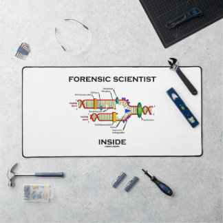 Forensic Scientist Inside DNA Replication Spaß Schreibtischunterlage