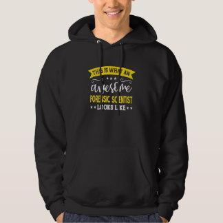 Forensic Scientist Job Title Employee Forensic Sci Hoodie