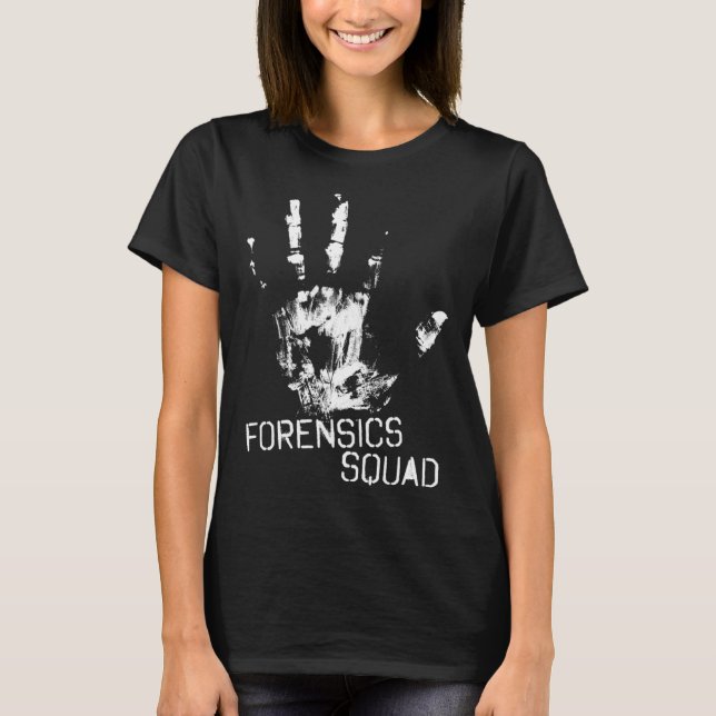 Forensics Squad Forensics Detective Pullover Hoodi (Vorderseite)