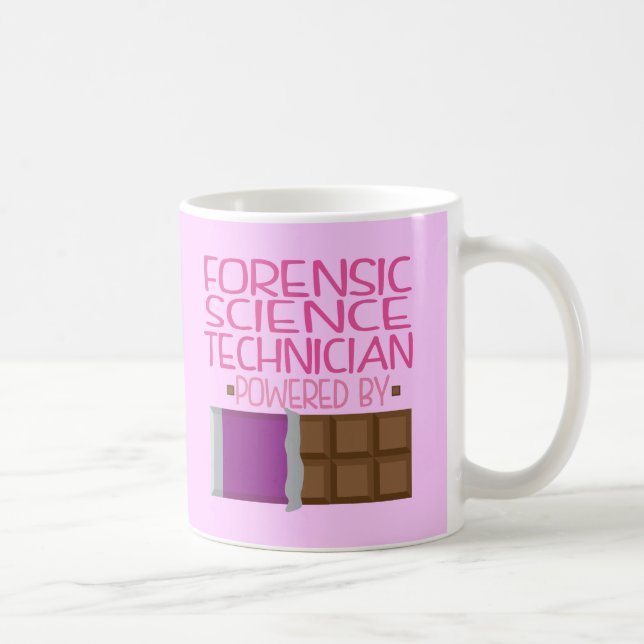 Forensik-Techniker-Schokoladen-Geschenk für sie Kaffeetasse (Rechts)