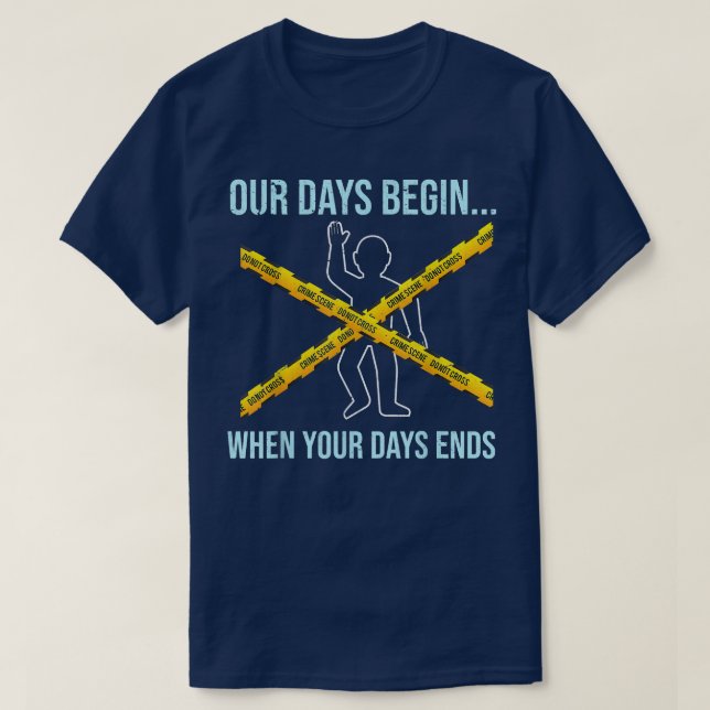 Forensik-Wissenschaftler T-Shirt (Design vorne)