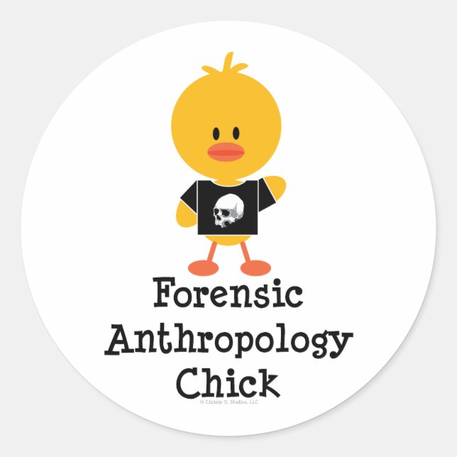Forensische Anthropologie Kick Stickers (Vorderseite)