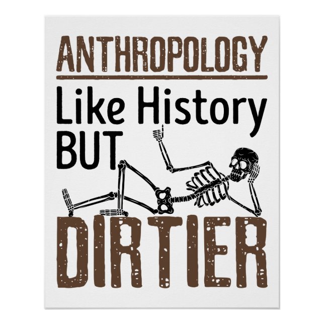 Forensische Anthropologie wie Geschichte, aber sch Poster (Vorderseite)