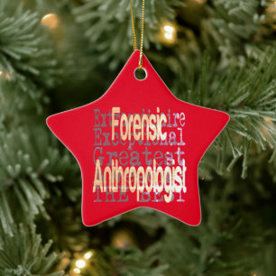 Forensische Anthropologin Extraordinaire Keramik Ornament
