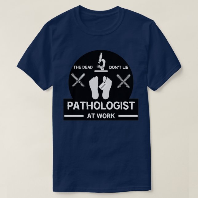 Forensische Pathologie gibt forensische Wissenscha T-Shirt (Design vorne)