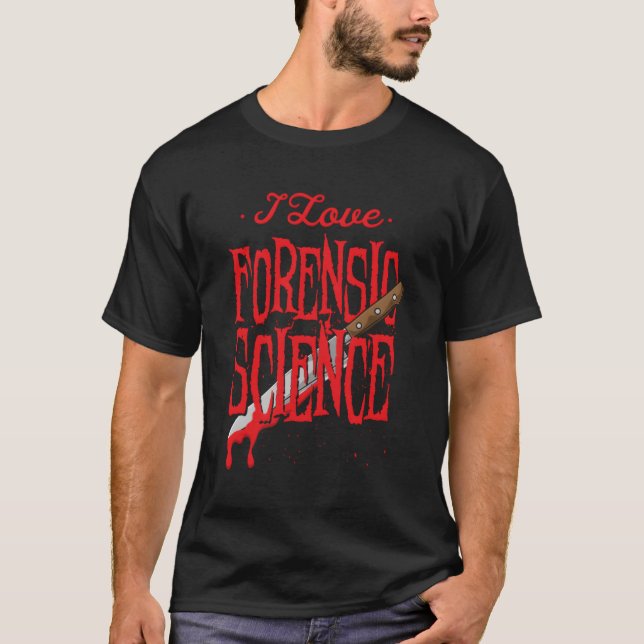 Forensische Wissenschaft für einen forensischen Er T-Shirt (Vorderseite)