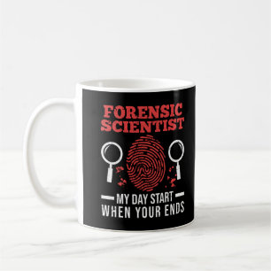 Forensische Wissenschaftssachverständige Forensik Kaffeetasse
