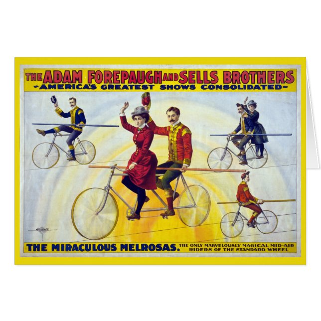 Forepaugh & Sells Brothers Vintag Circus Poster (Vorderseite (Horizontal))