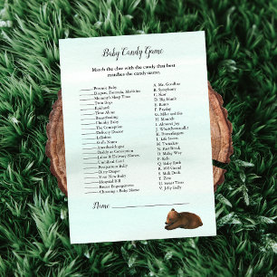 Forest Adventure Baby Candy Bears Game Einladung
