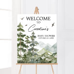 Forest Adventure Baby Dusche Willkommen<br><div class="desc">Machen Sie Ihre Veranstaltung mit diesem Lass der Adventure Begins Baby Shower mit unserem niedlichen und liebevoll bedruckten Willkommensschild mit dem bezaubernden Forest Baby Shower Thema. Laden Sie diese Touch herunter,  personalisieren Sie sie und schaffen Sie bleibende Erinnerungen! BS494</div>