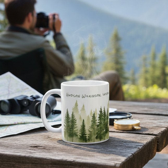 Forest Adventure Name Quote Mug Kaffeetasse (Von Creator hochgeladen)