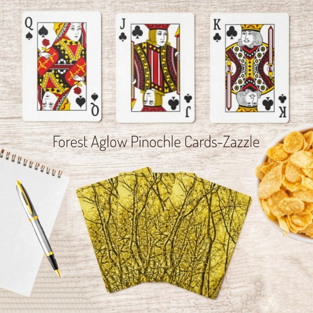 Forest Aglow Pinochle Cards Spielkarten (Von Creator hochgeladen)
