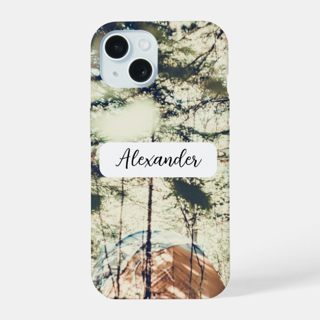 Forest and Zent Phone Case iPhone 15 Hülle (Rückseite)