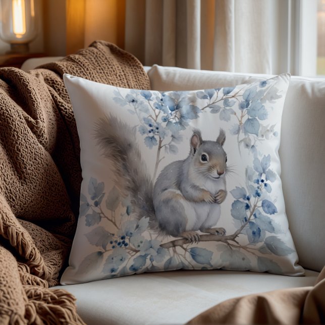 Forest Animals Throw Pillow – Cozy Rustic decor Kissen (Stylish accent throw pillow for modern homes — the perfect cozy touch to elevate any living space to)