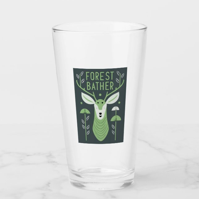 Forest Bather Deer Glas (Vorderseite)