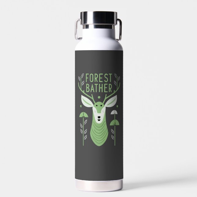 Forest Bather Deer Trinkflasche (Vorne)