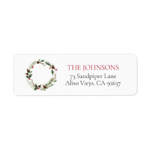 Forest Berry Pinecone Rücksendeadresse