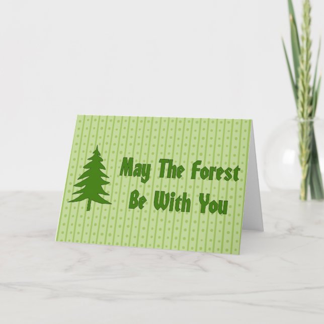 Forest Blessing Karte (Vorderseite)