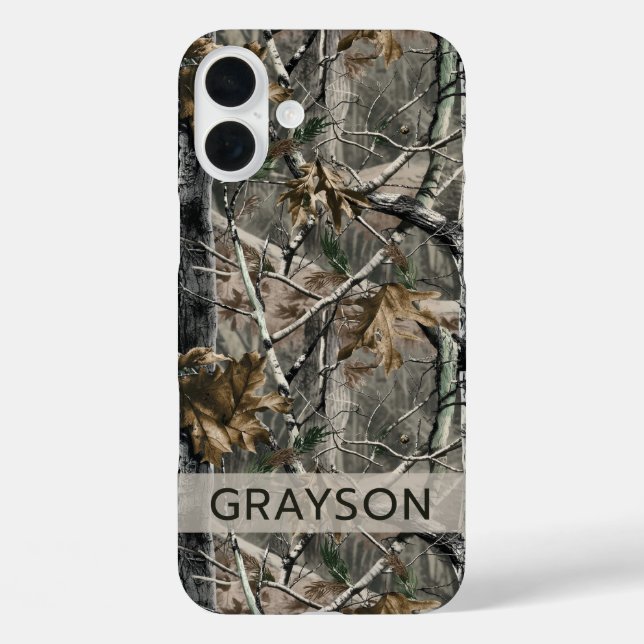 Forest Branches Camouflage Personalized Case-Mate iPhone Hülle (Rückseite)