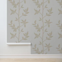 Forest Breeze Silhouette L minimale beige Äste Tapete