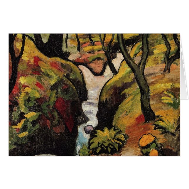 Forest Brook von August Macke Vintag Expressionism (Vorderseite (Horizontal))