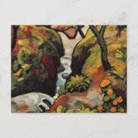 Forest Brook von August Macke Vintag Expressionism
