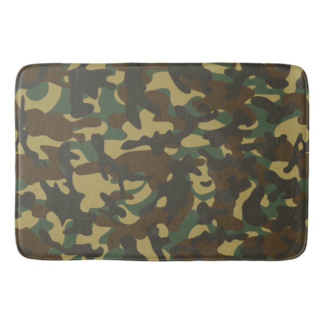 Forest Camouflage Badematte (Vorderseite)